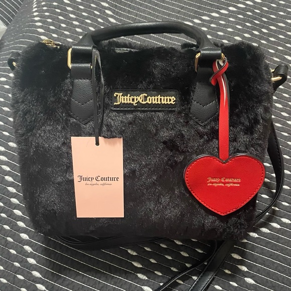 Juicy Couture Faux Fur Satchels - Picture 2 of 6